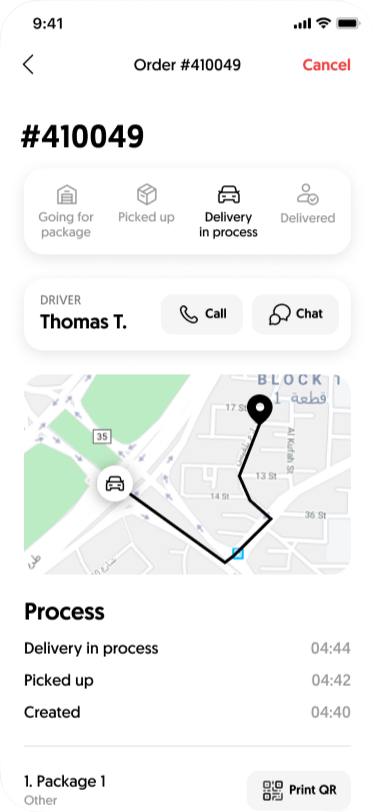 Order Interface