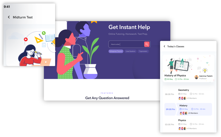 Student Application Interface