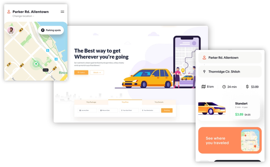 User Taxi App Image